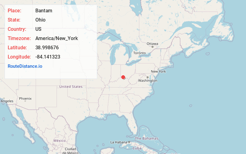 Map of Bantam