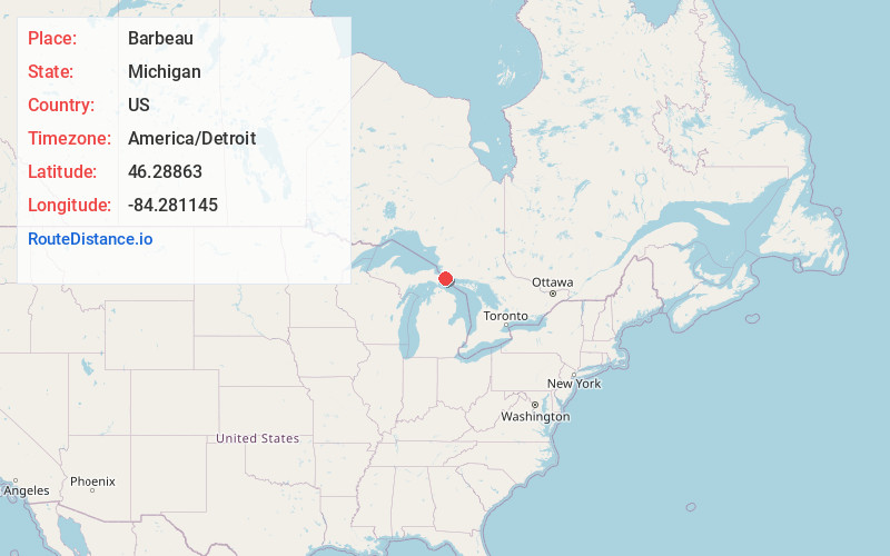 Map of Barbeau