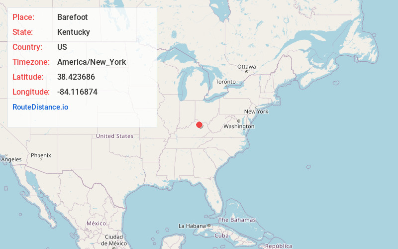 Map of Barefoot