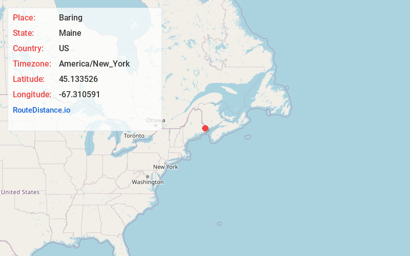 Map of Baring