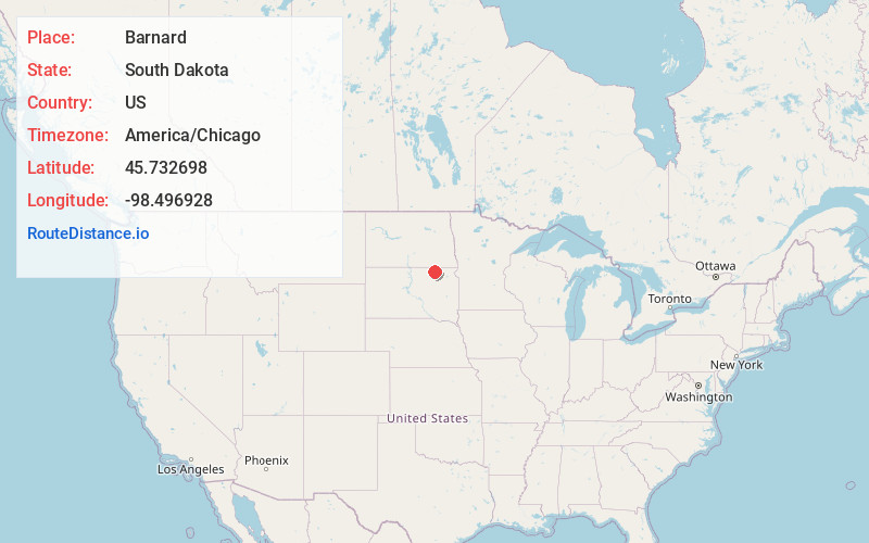 Map of Barnard