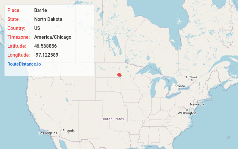 Map of Barrie