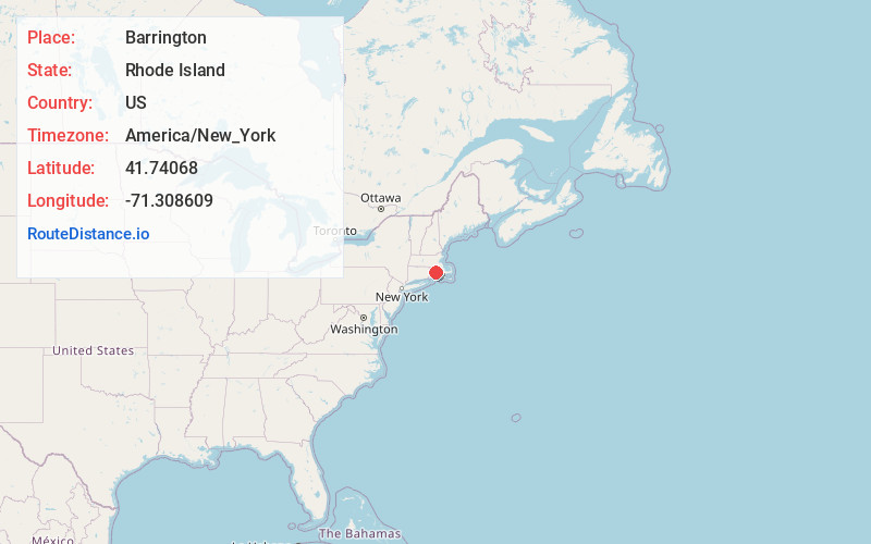 Map of Barrington
