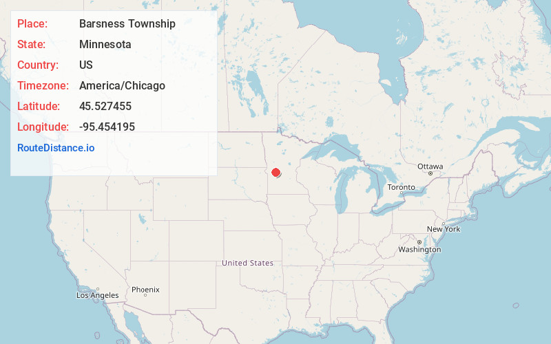 Map of Barsness Township