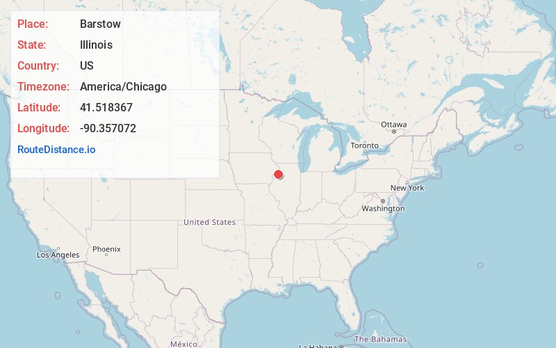 Map of Barstow