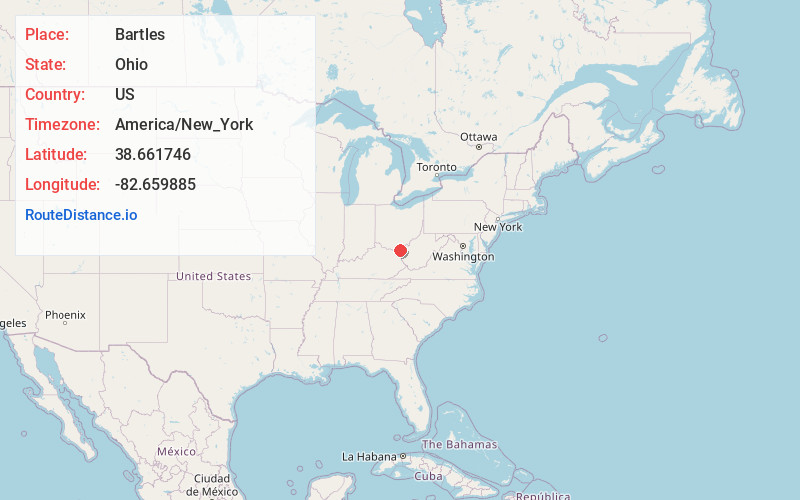 Map of Bartles