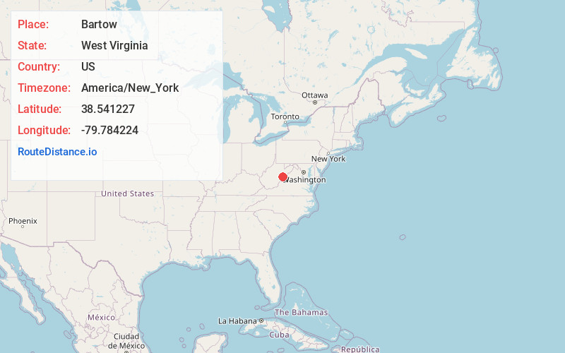 Map of Bartow