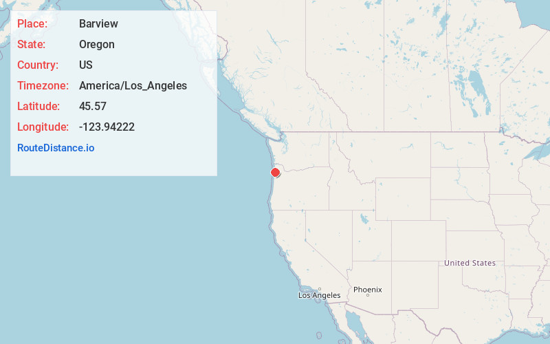 Map of Barview