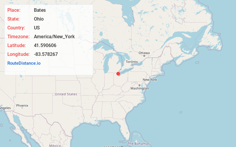 Map of Bates