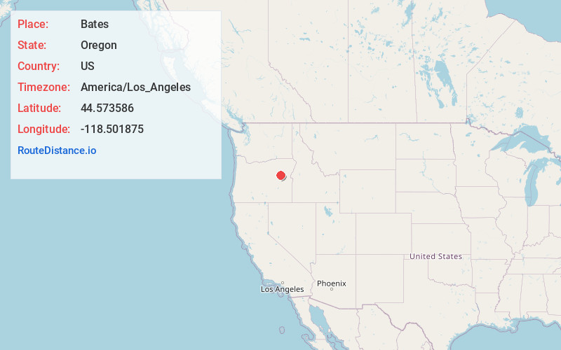 Map of Bates