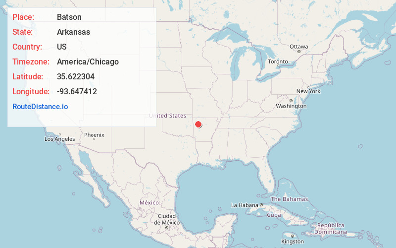 Map of Batson
