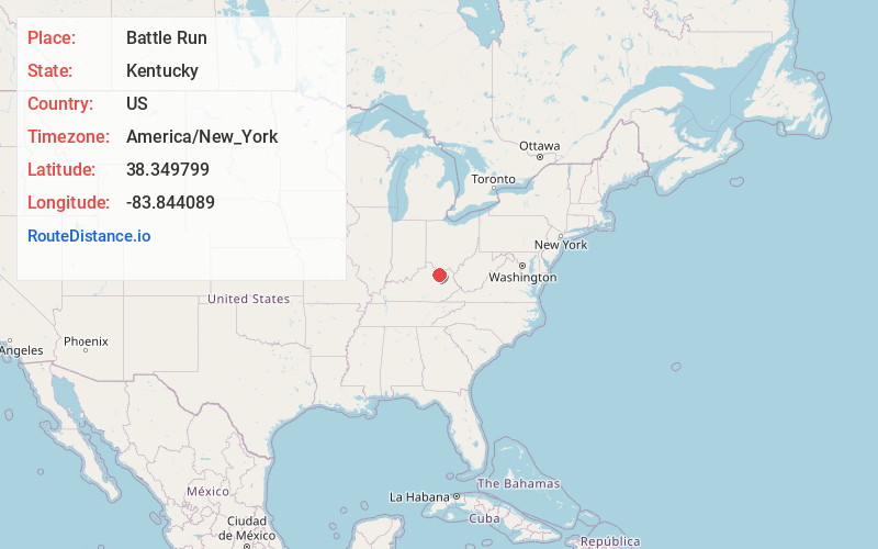 Map of Battle Run