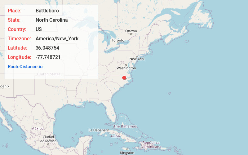 Map of Battleboro