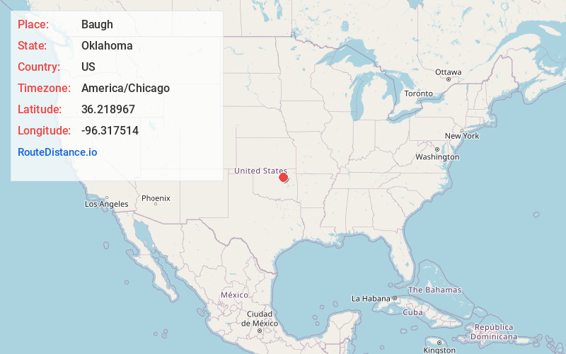 Map of Baugh