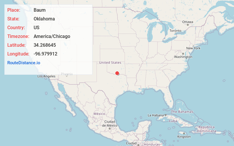 Map of Baum