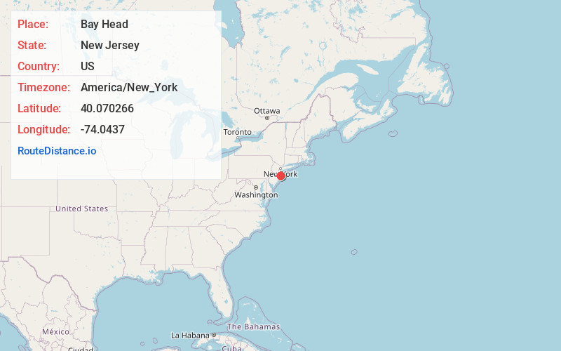 Map of Bay Head