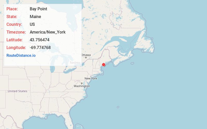 Map of Bay Point