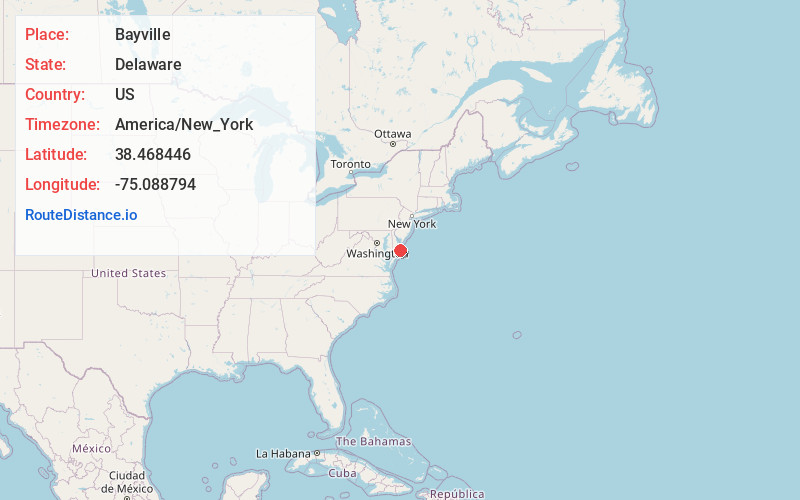 Map of Bayville