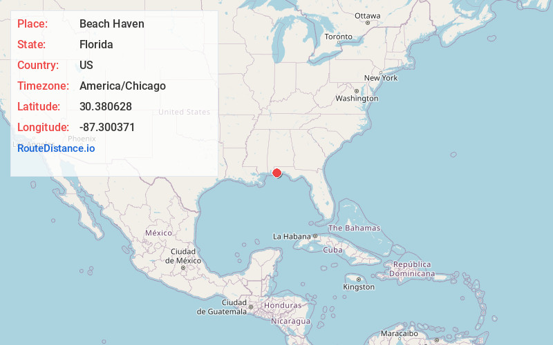 Map of Beach Haven