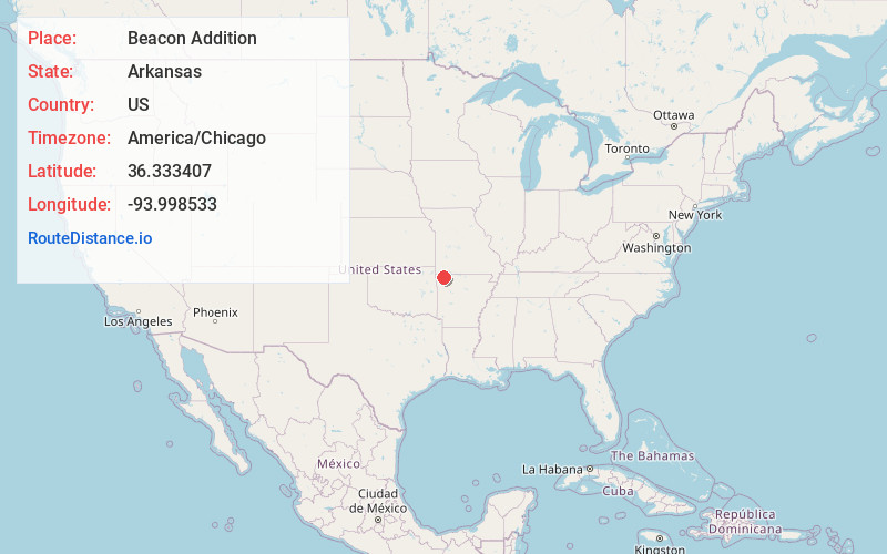 Map of Beacon Addition