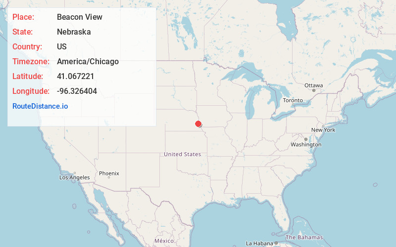 Map of Beacon View