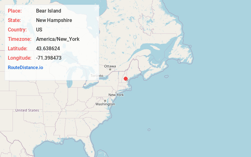 Map of Bear Island