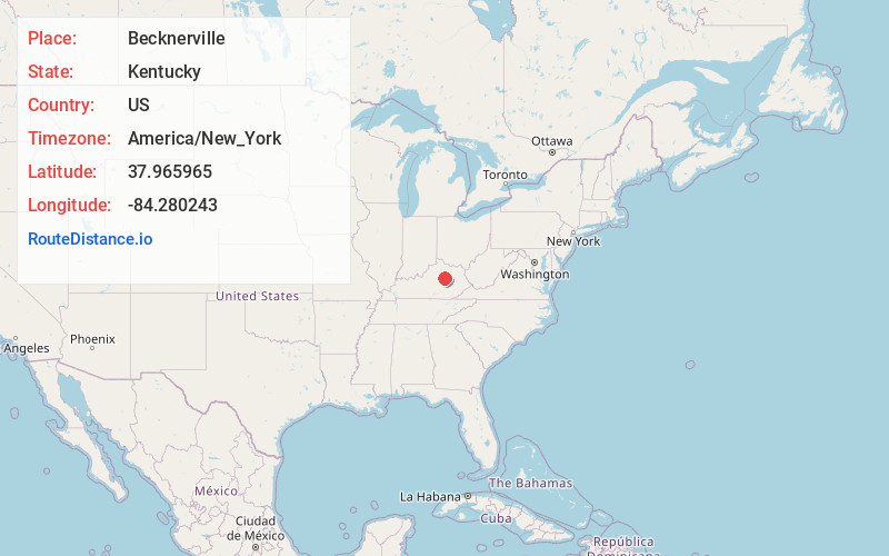Map of Becknerville