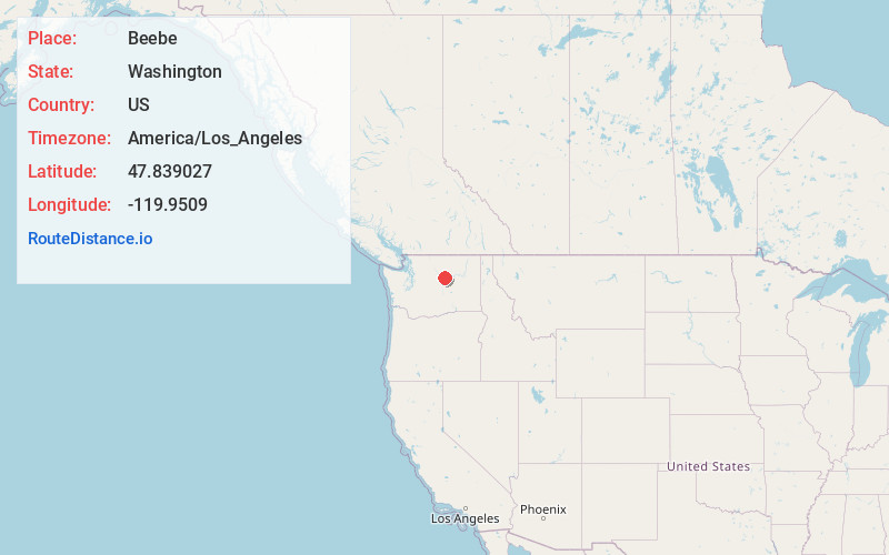 Map of Beebe