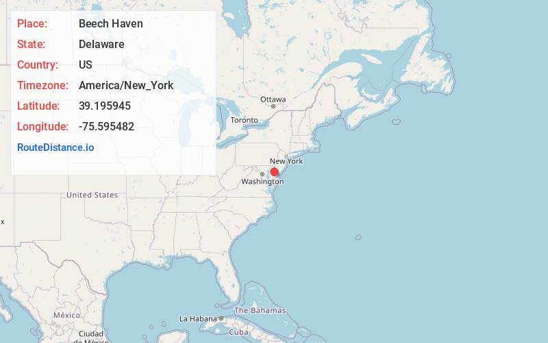 Map of Beech Haven