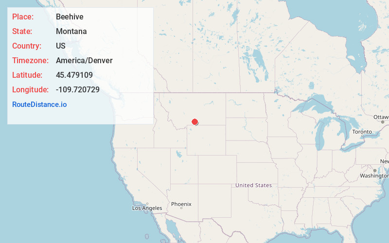 Map of Beehive