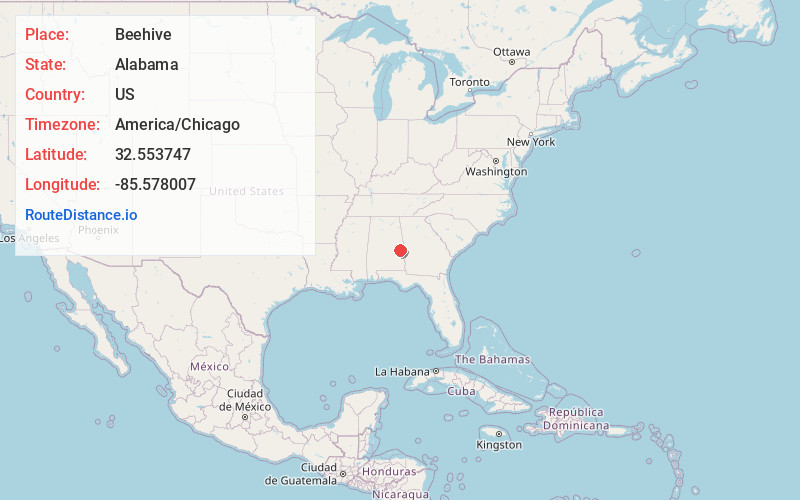 Map of Beehive