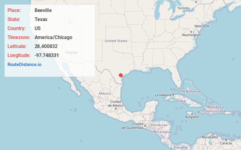 Map of Beeville