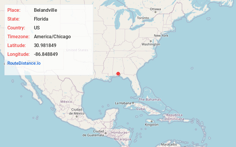 Map of Belandville