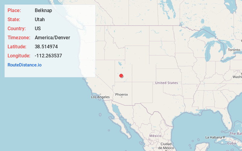 Map of Belknap