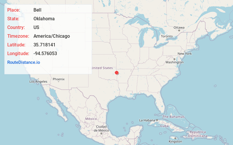Map of Bell