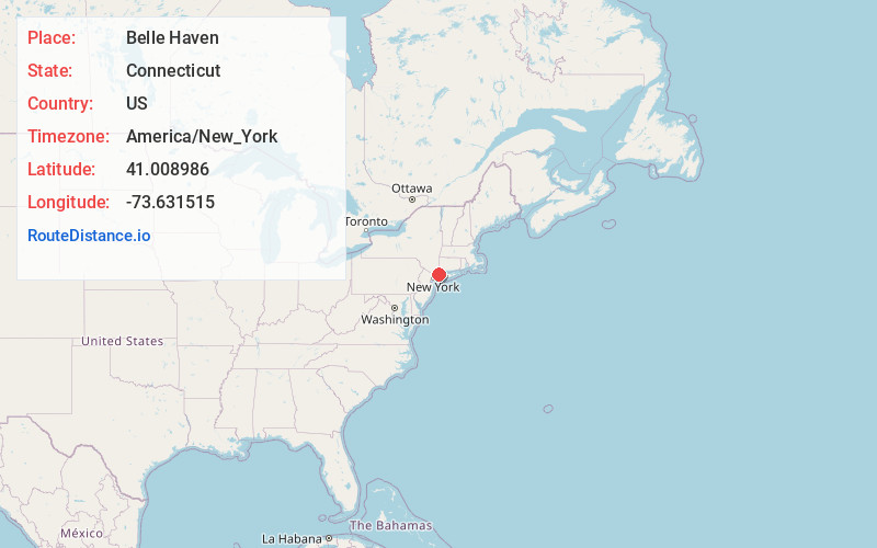 Map of Belle Haven
