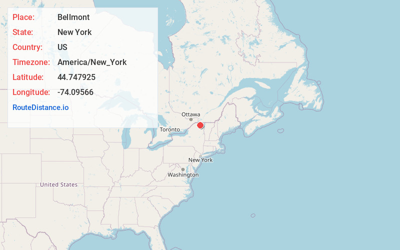 Map of Bellmont