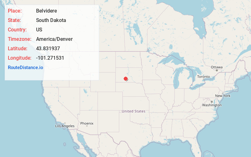 Map of Belvidere