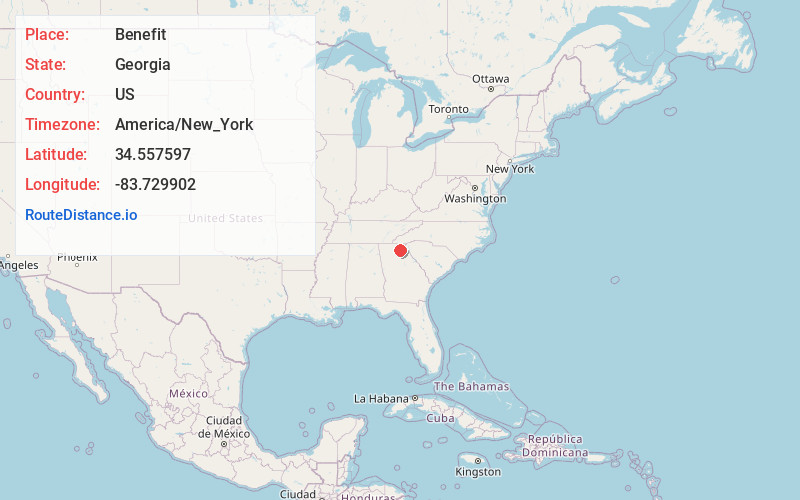 Map of Benefit