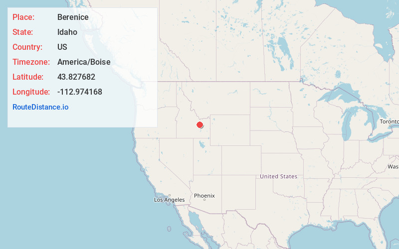 Map of Berenice
