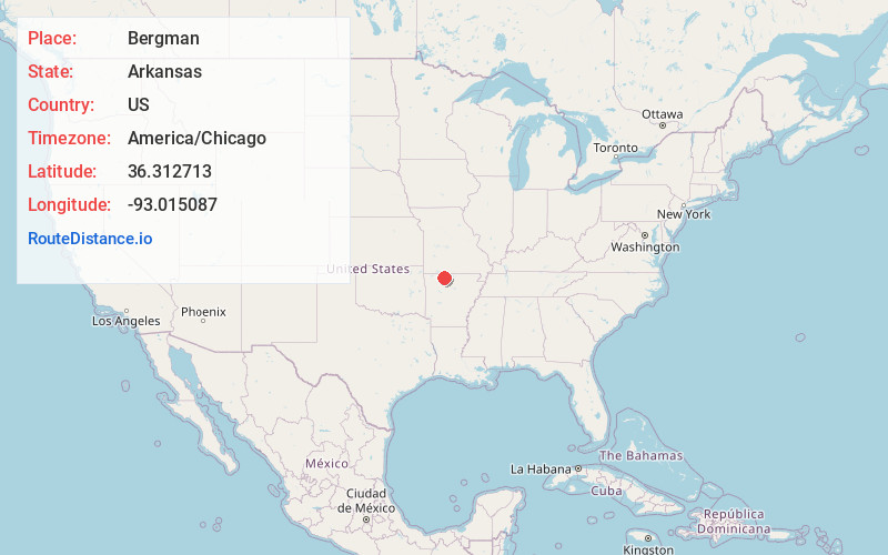 Map of Bergman