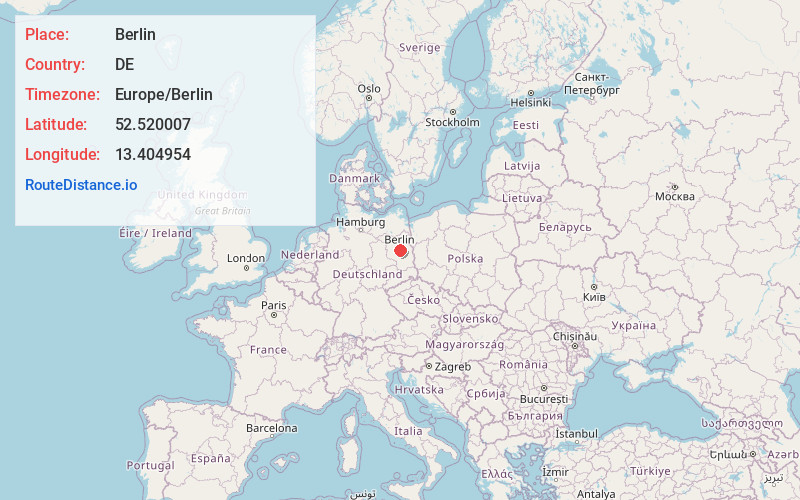 Map of Berlin