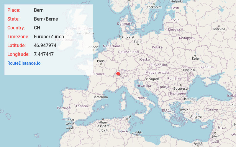 Map of Bern