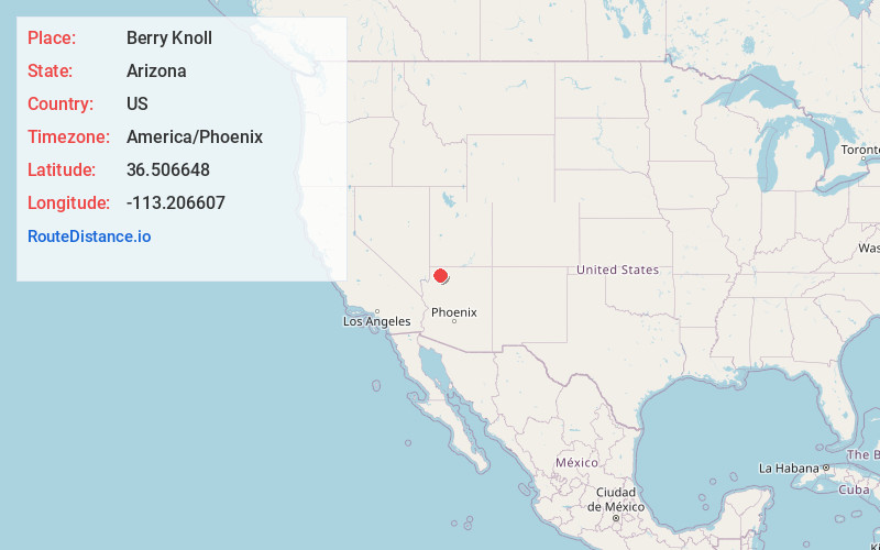 Map of Berry Knoll