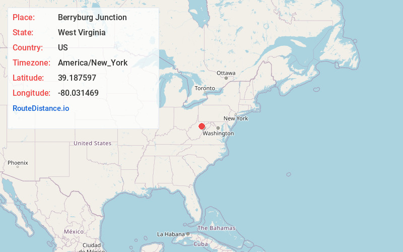 Map of Berryburg Junction