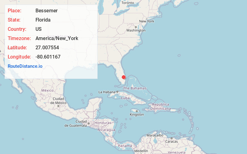 Map of Bessemer