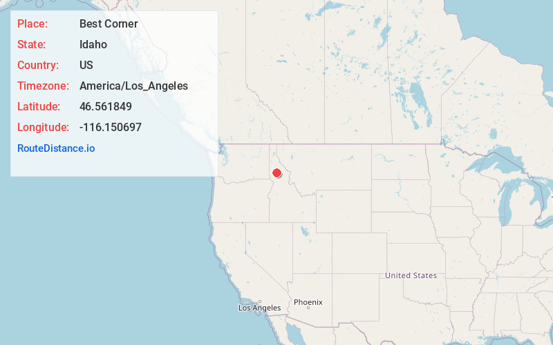 Map of Best Corner