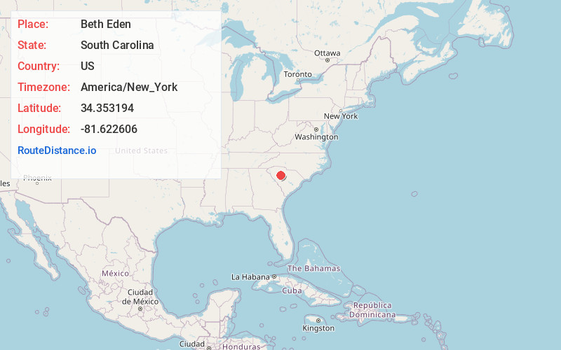 Map of Beth Eden