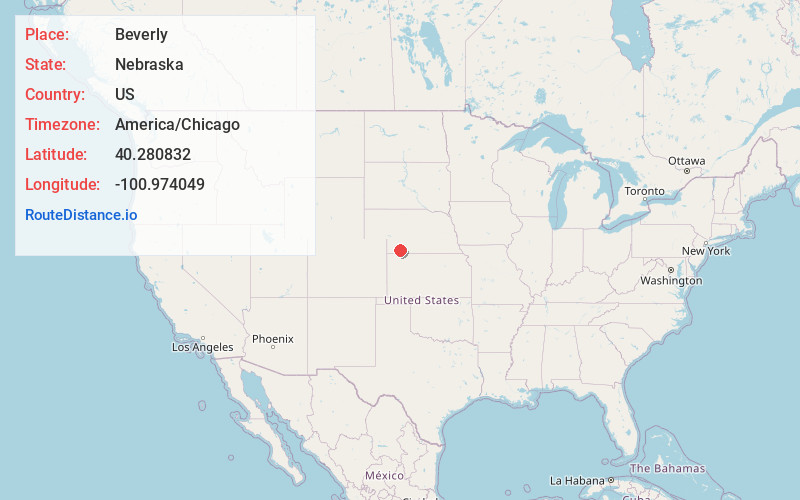 Map of Beverly