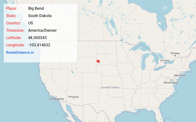 Map of Big Bend